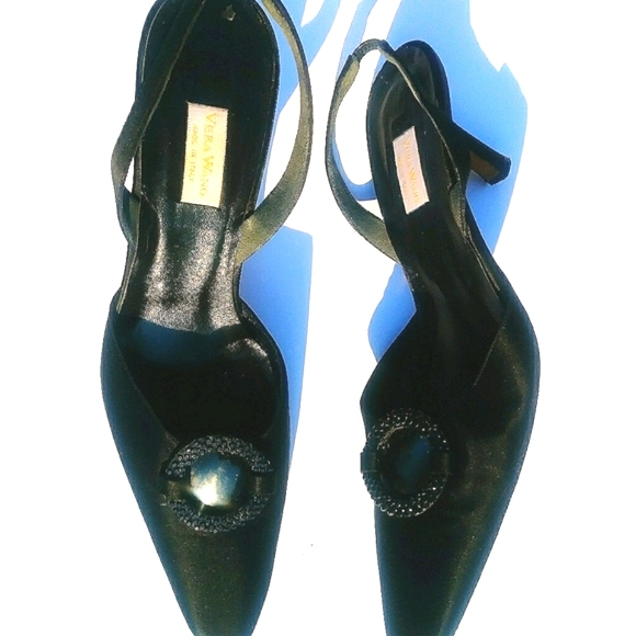 Vera wang sling back suede shoes - Picture 15 of 16